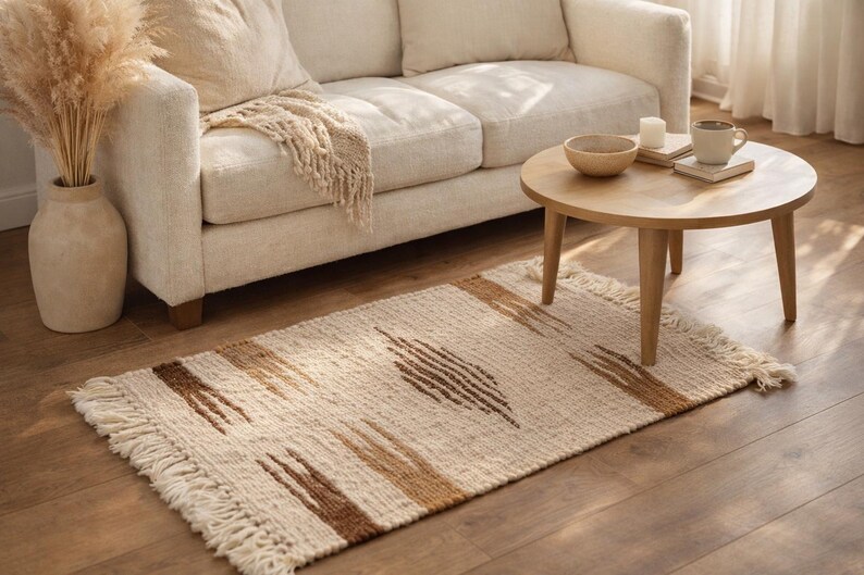 Handwoven Alpaca Rug 2x3 | 100% Alpaca Fiber - Etsy