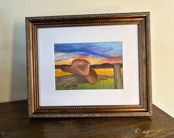 Watercolor Print - Southern Summer