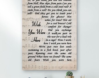 pink floyd wish you were here lyrics