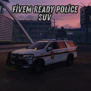 Fivem Police Car | FiveM Ready Police SUV  | Premium Patrol Vehicle | Drag & Drop Install | Optimized Performance | Realistic Emergency Car