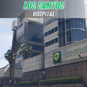 FiveM Medical Center MLO: Los Santos Hospital, Detailed Interior & Parking