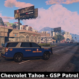 FiveM Georgia State Patrol Chevrolet Tahoe: Optimized Police SUV