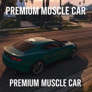 FiveM Premium Muscle Car | 8 Color Variants | Debadged Custom Vehicle | 4K Textures | Drag & Drop Install | RP - Racing Ready, Fivem Vehicle