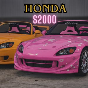 FiveM Debadged S2000 JDM Roadster | Custom Convertible Drift Car | Fivem Cars | High Quality & Optimized | FiveM Ready | JDM FiveM Cars