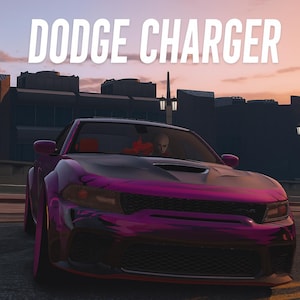 FiveM Debadged Charger | Custom High-Quality Car Mod | 4K Textures | No Logos | Drag & Drop Install | Optimized for RP Servers