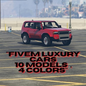 FiveM Luxury Car Pack: Jeep 4x4 & Sports Cars - 4 Colors