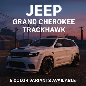 FiveM Jeep Grand Cherokee Trackhawk Add-On: Luxury SUV, 5 Colors