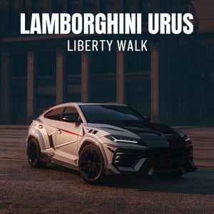FiveM Lamborghini Urus Liberty Walk Add-On: Luxury SUV, 4 Colors