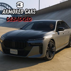 Fivem Luxury Armored Car Pack | 3 Debadged Vehicles | Realistic RP-Ready Cars for ESX-QB Servers | Clean Look Suv & Sedan Set | Unmarked Car