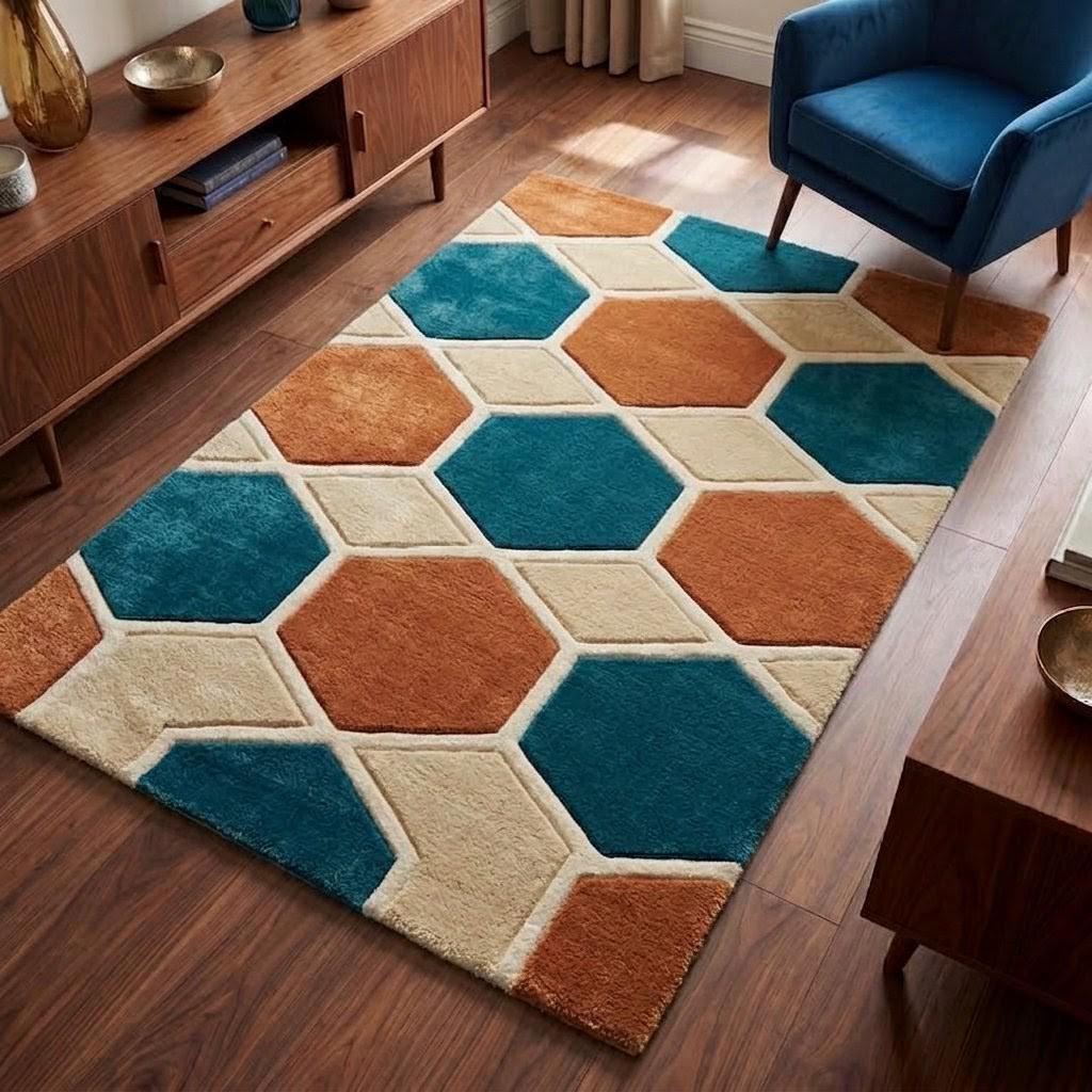 Mid century rug - Etsy 日本