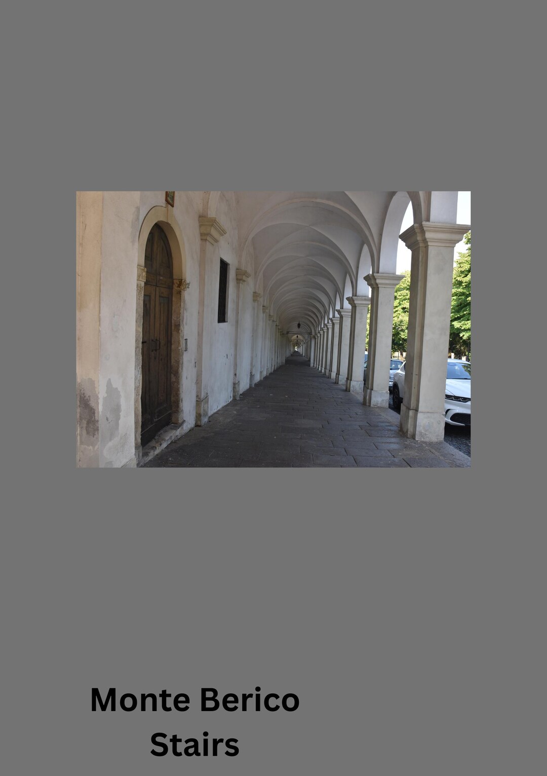Monte Berico Stairs. - Etsy