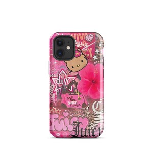 Hibiscus Juicy couture Hello Kitty iPhone case