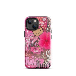 Hibiscus Juicy couture Hello Kitty iPhone case