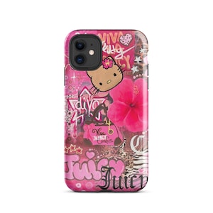 Hibiscus Juicy couture Hello Kitty iPhone case
