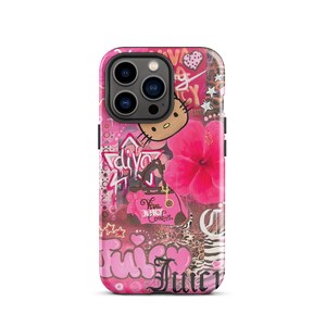 Hibiscus Juicy couture Hello Kitty iPhone case