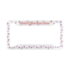 Christian License Plate Frame - Honk if you Love Jesus, Religious Car Accessory, Faith Gift, Religious Gift for Car, Christian Car