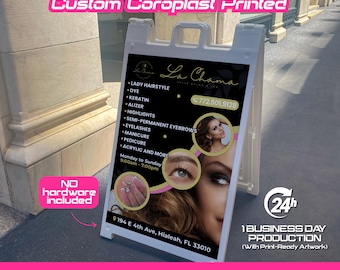 Custom A-Frame Sign Insert 24x36 | Full Color Business Event Sidewalk Display