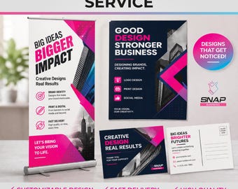 Custom Graphic Design Service – Logo, Banner, Flyer, Branding (Digital Download)