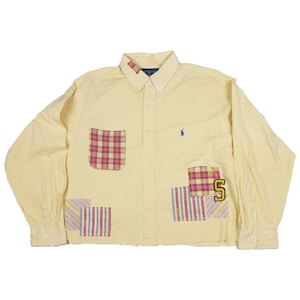 Ralph Lauren reworked shirt patchwork 1/1 vintage one size m l xl