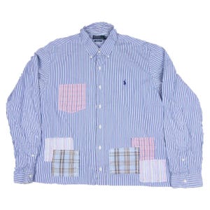 Ralph Lauren reworked shirt patchwork 1/1 vintage one size m l xl vintage shirt