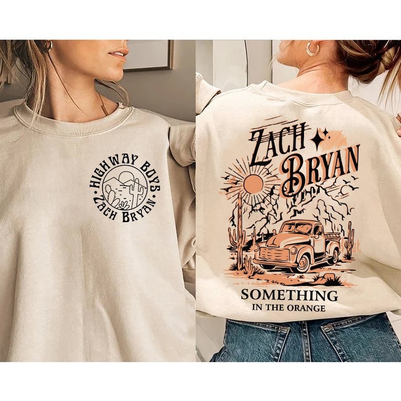 Discover Zach Bryan Something In The Orange Sweatshirt, Country Music Sweatshirt
