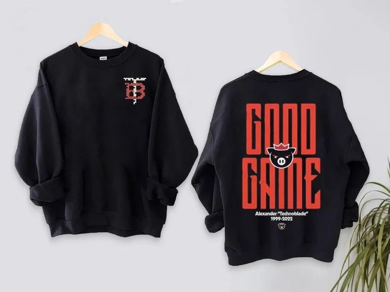 Discover Technoblade Shirt, Good Game Shirt, RIP Technoblade Sweatshirt