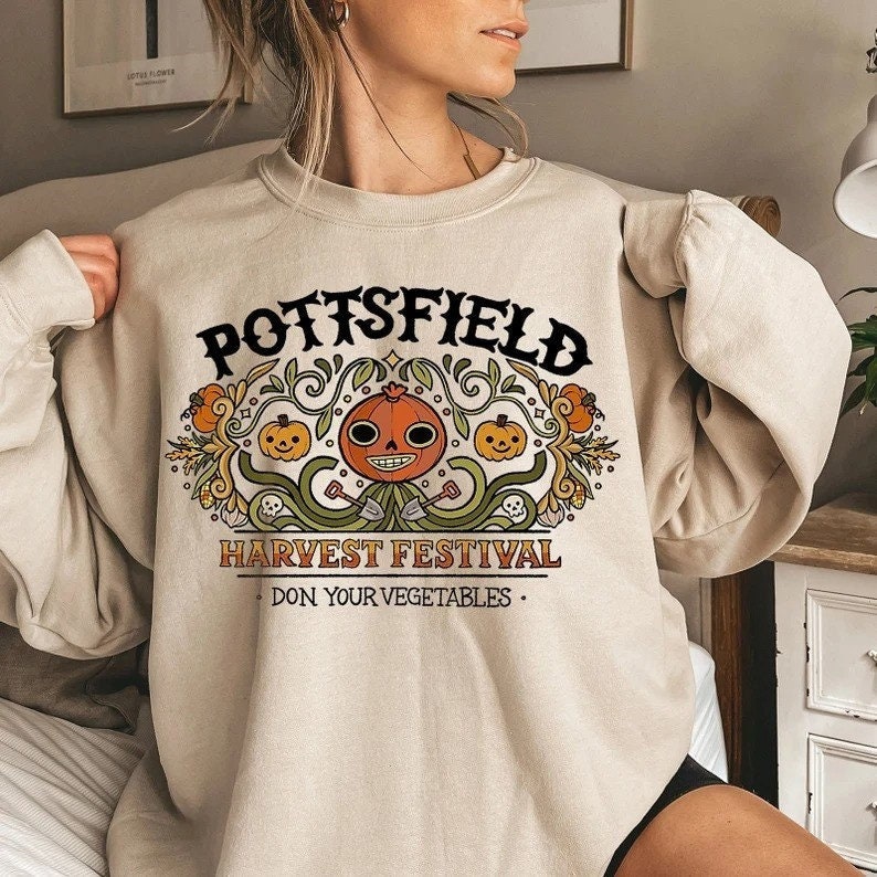 Discover Vintage Pottsfield Harvest Festival Sweatshirt, Over The Garden Wall Sweatshirt