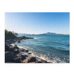 Dynamic Coast Puzzle - Coastal Landscape 252, 500 Pieces, Relaxing Game, Gift for Nature Lovers, Family Fun, Home Decor