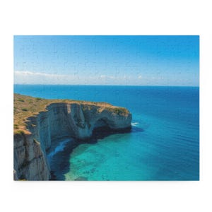 Ocean View Puzzle -  252, 500-Piece Jigsaw, Coastal Decor, Relaxation Gift, Family Fun, Ocean Lovers, Nature Scene