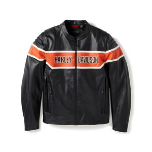 Harley Davidson Leder Reitjacke für Herren: Trenton Rindsleder