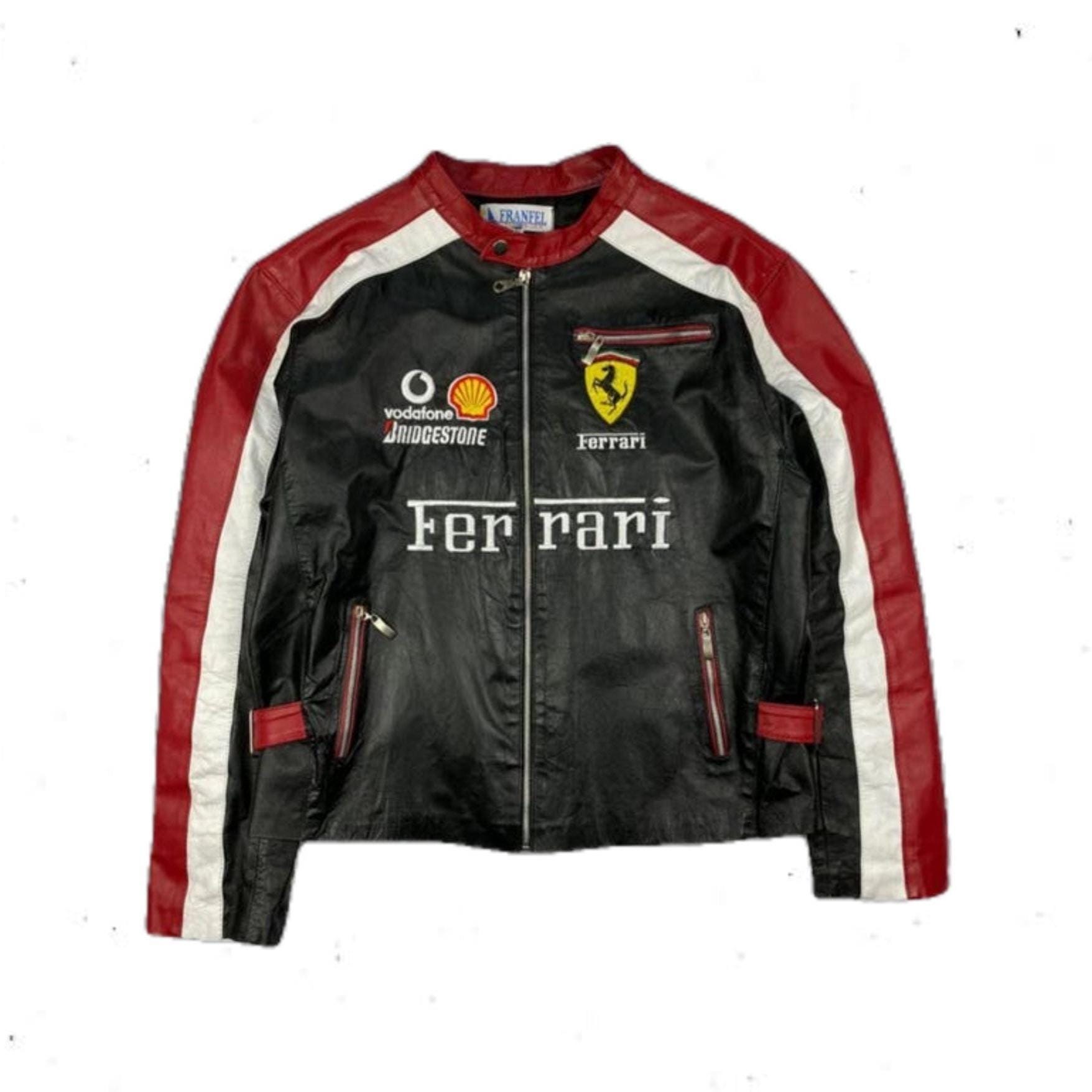 Leather ferrari jacket - Etsy 日本