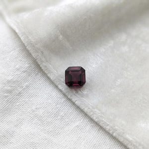 Natural Red Ruby Cube 20–25 Ct Faceted Loose Gemstone | Collector Display Crystal Specimen | Luxury Corundum July Birthstone