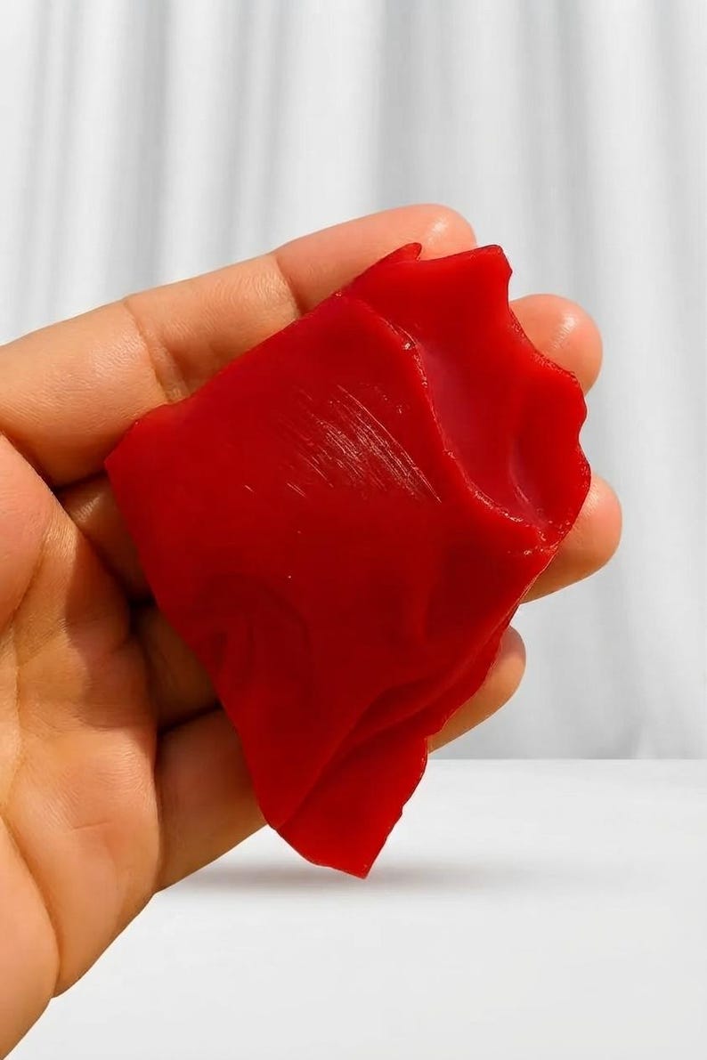 Natural red coral raw material for lapidary cutting, custom jewelry, decorative inlay and collector specimen display.