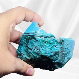 Arizona Turquoise Rough 950–1050ct, Premium Sky Blue Raw Stone, Large Collector Specimen, Wire Wrap Jewelry Supply