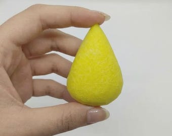 Natural Yellow Sapphire Pear Shape 250–280ct Sri Lanka | Calibrated Loose Gemstone | Color Enhanced Dyed Treated