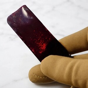 425 ct Lab Created Red Garnet Nano Crystal Faceting Rough, AAA++ Synthetic Garnet Uncut Gem Rough for Lapidary and Gem Cutting
