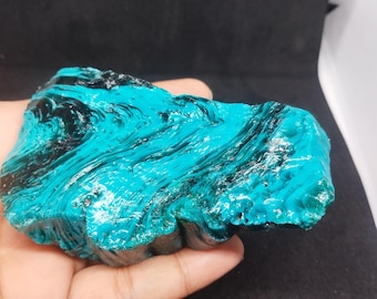 Arizona turkoois ruw 1250–1350 kt | Natuurlijke hemelsblauwe ruwe steen | Groot verzamelexemplaar | Draadwikkelsieraden