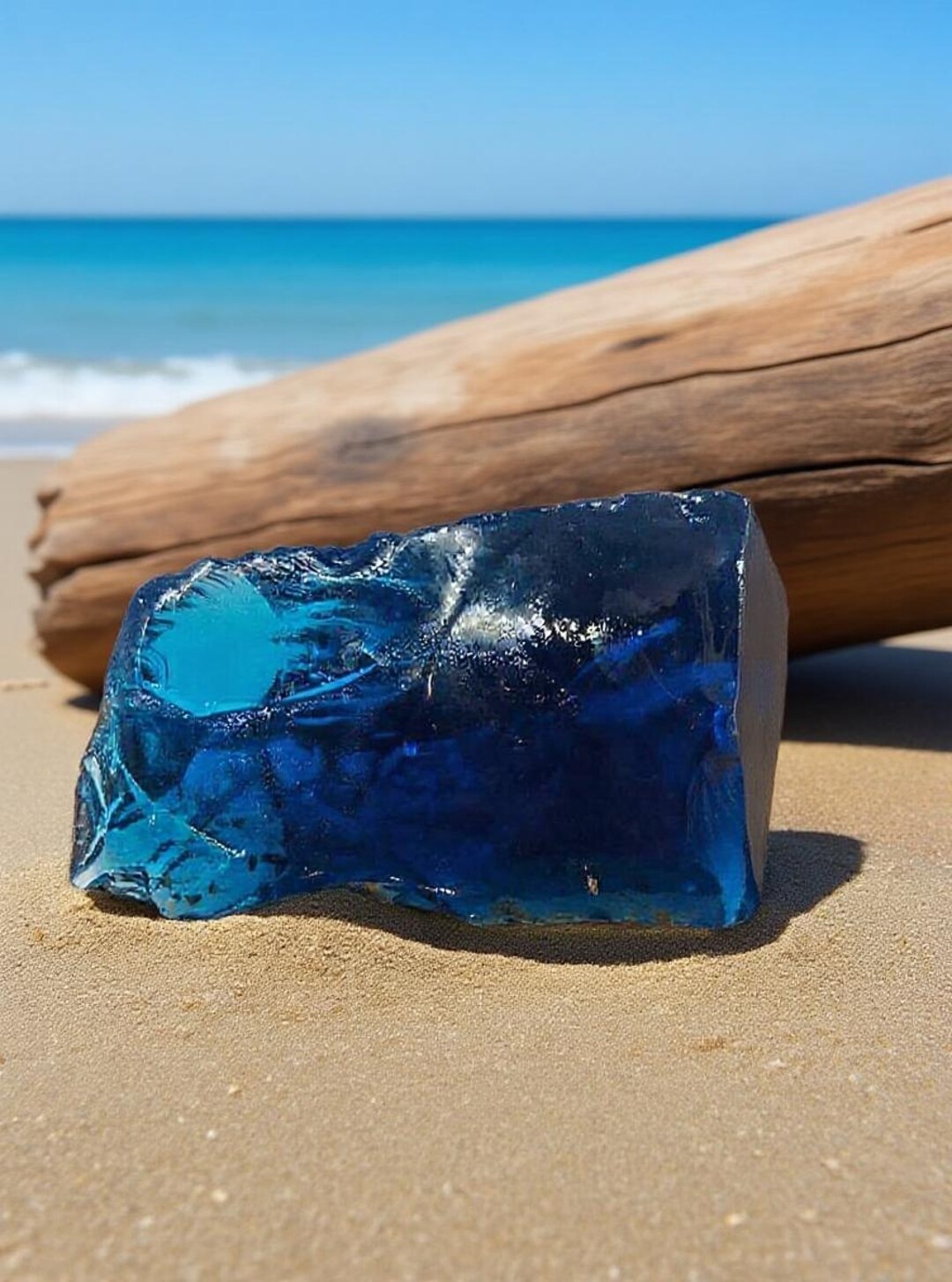 Natural Blue Obsidian 1250–1350 Ct Raw Crystal Chunk | AAA Premium