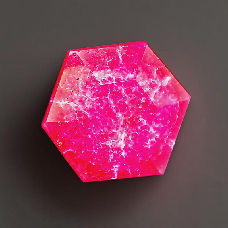 Buy Natural Red Ruby 300–400 Carat Hexagon Shape Loose Gemstone ...