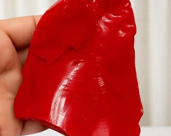 Italian Red Coral Rough, 1350ct Natural Coral, Raw Uncut Specimen, Unpolished Lapidary Jewelry Making Inlay Supply