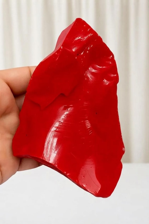 Italian Red Coral Rough, 1350ct Natural Coral, Raw Uncut Specimen, Unpolished Lapidary Jewelry Making Inlay Supply