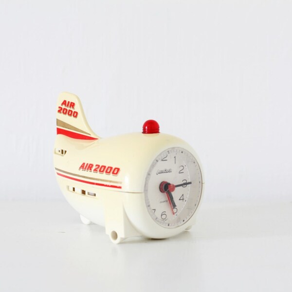 Vintage Quartz AeroClock airplane aeroplane alarm clock