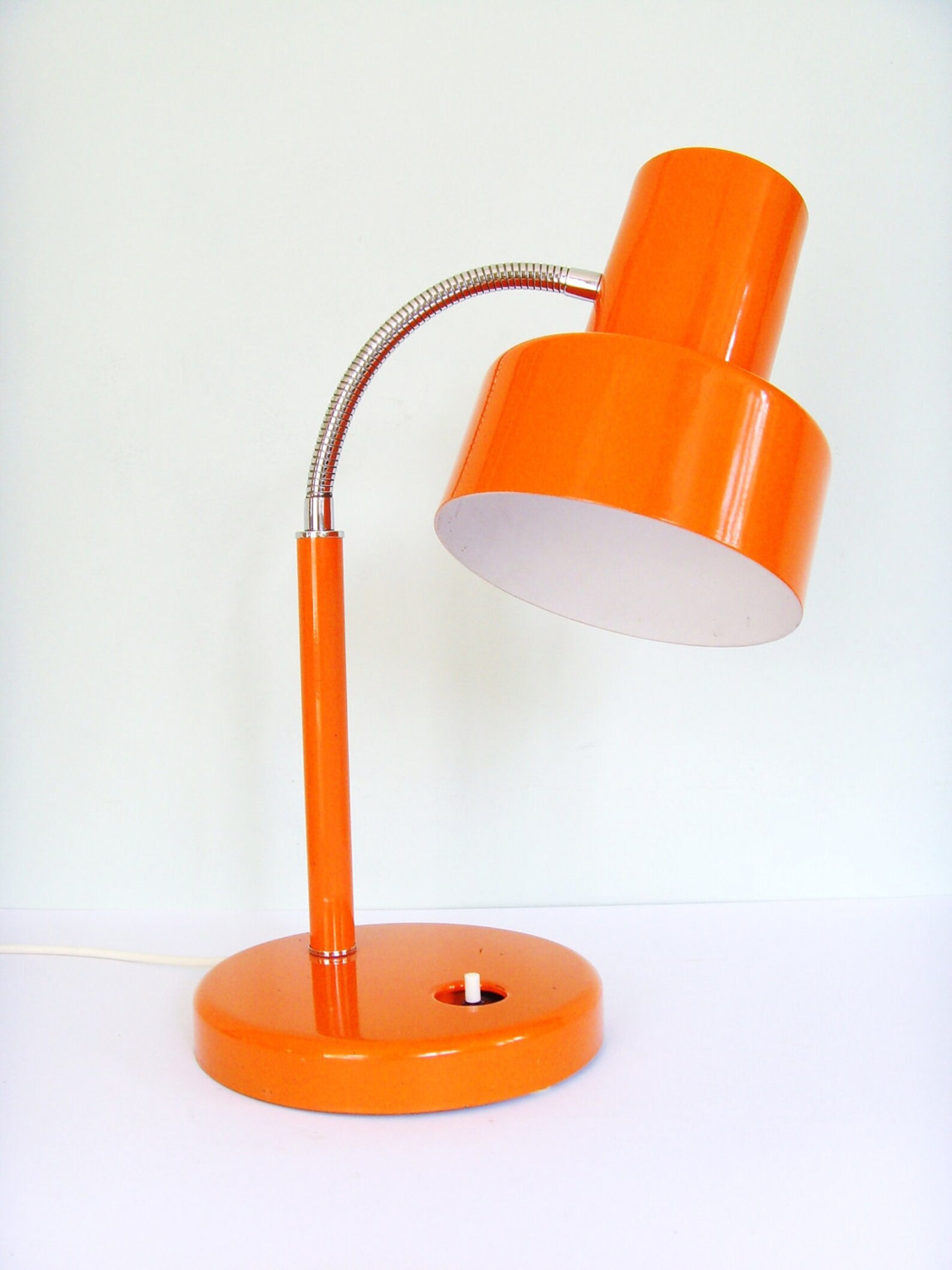 Vintage orange Pifco desk lamp Etsy