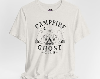 Campfire Ghost Club Tee | Camping Summer Halloween Shirt