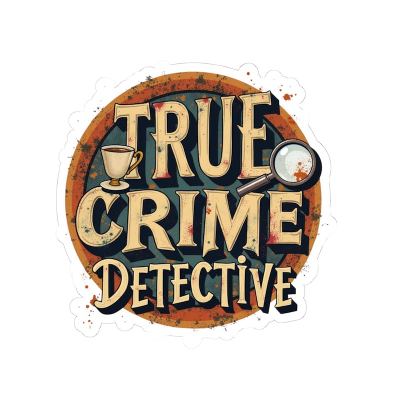 True Crime Detective Kiss-Cut Stickers | Ideal for Fans, Scrapbooking, Journaling, Gifts, & Decor image 2