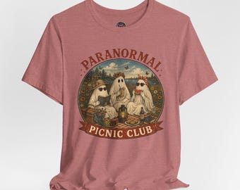 Paranormal Ghost Picnic Tee | Summerween spooky picnic ghost shirt