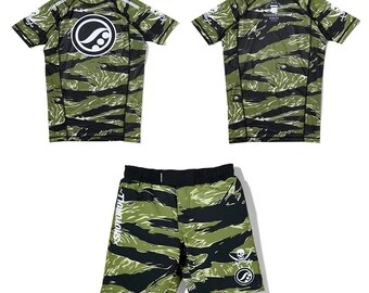 Shoyoroll NBHD Rash Guard Premium BJJ Short Sleeve Shirt Bjj Kimono Compotator