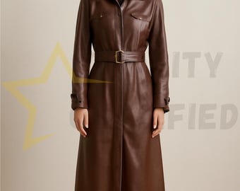 ジャケット・アウター vintage leather jacket long coat Mens Vintage Faux Leather Trench Coat Steampunk Gothic Full