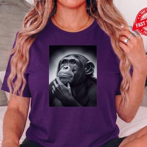 Brainrot Monkey Shirt, Funny Chimp Meme T-Shirt, Gen Z Internet Humor Sweatshirt, Ragebait Gift For Couples, Matching Internet Meme Tee