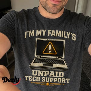 Funny Tech Support Shirt, Family IT Guy Sweatshirt, Computer Nerd Hoodie, Geek Gift
